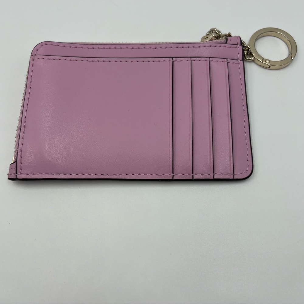 Kate Spade Quartz Pink Medium Zip Card Holder - Picture 3 of 5